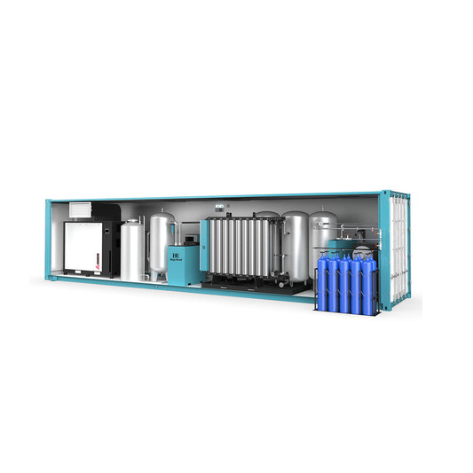 Containerized oxygen generator
